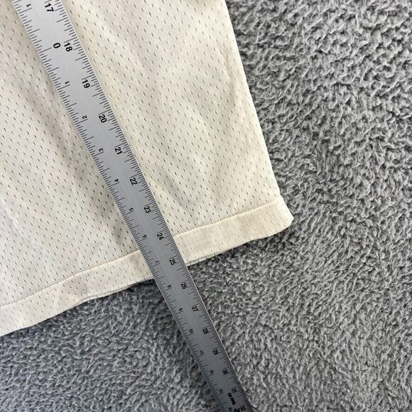 Vintage Center Line Basketball Jersey Mens Medium White Orange Mesh Champion 80s - Picture 2 of 12